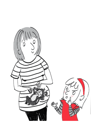 Ilustración de La fantástica chica invisible
