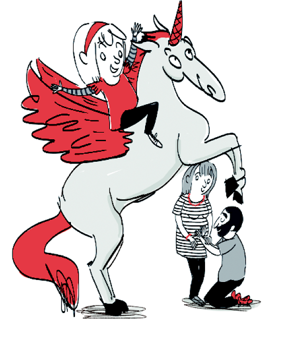 Ilustración de La fantástica chica invisible