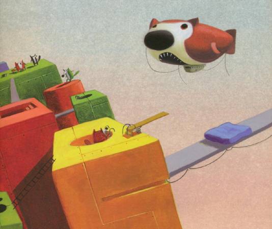 Ilustración de Un cuento lleno de lobos