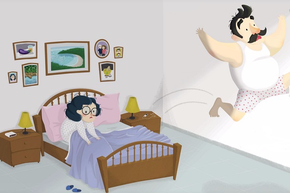 Ilustración de Pedro y el lobo