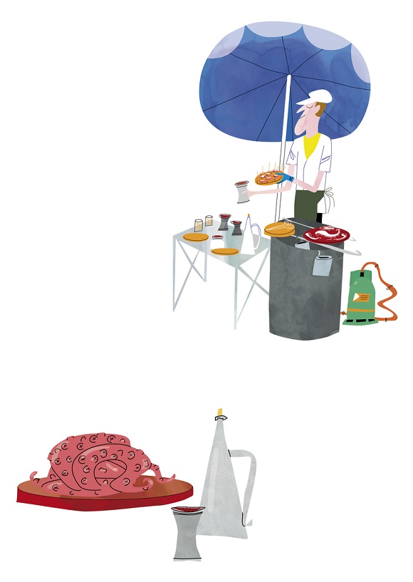 Ilustración de Así es Santiago