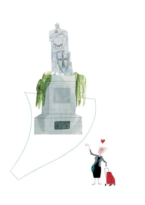 Ilustración de Así es Santiago