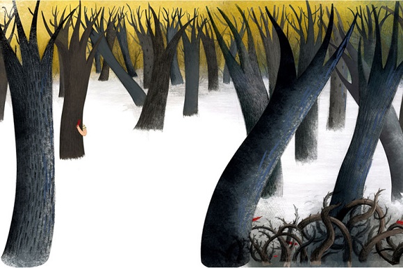 Ilustración de Dentro del bosque
