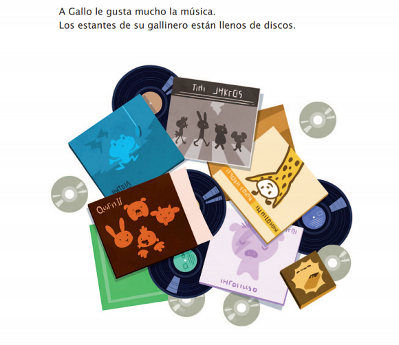 Ilustración de La Granja. La hora de la escuela