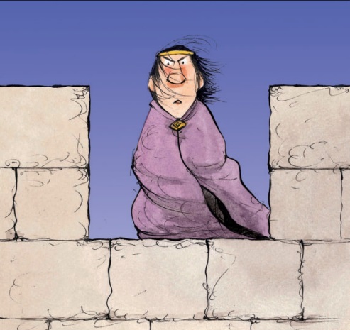 Ilustración de La Ilíada contada a los niños