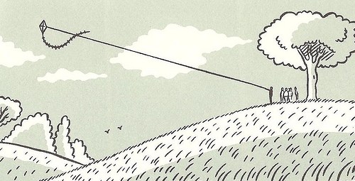 Ilustración de La vida es buena si no te rindes