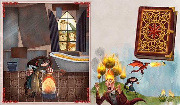 Ilustración de Guía secreta de un Guardián de Dragones