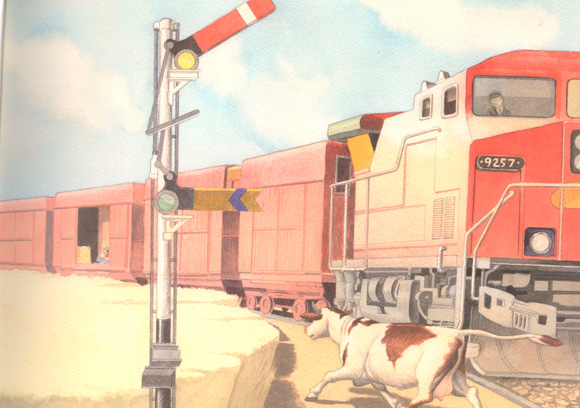 Ilustración de La huida de Peggy Sue