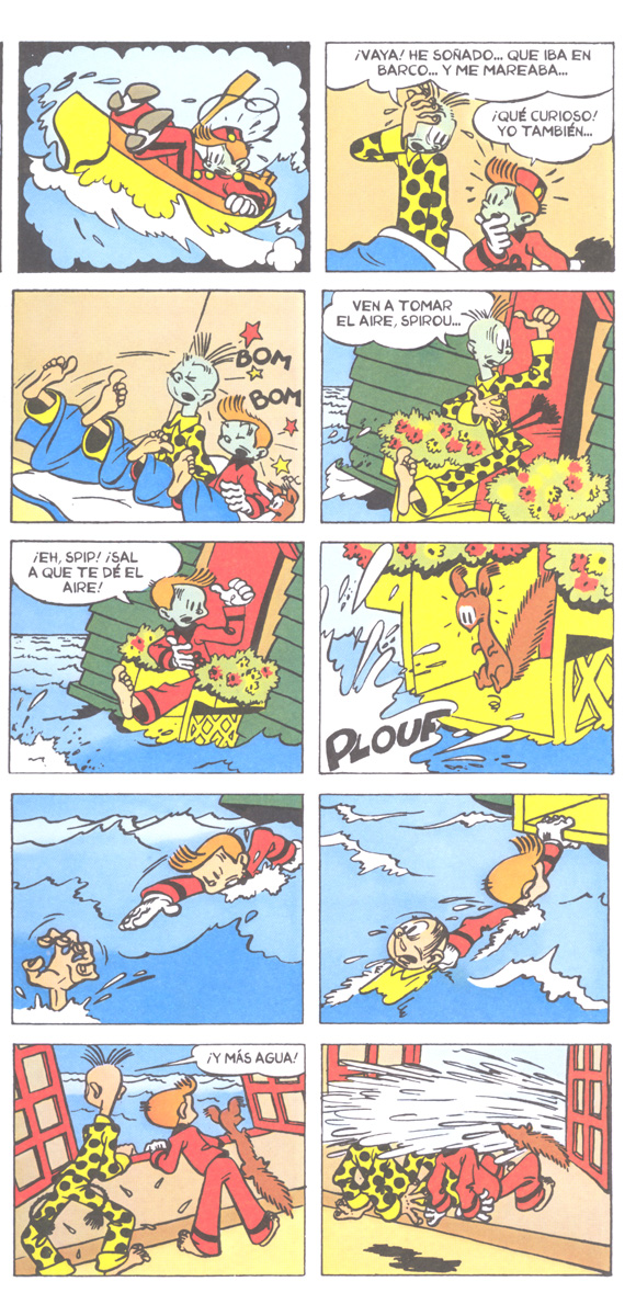 Ilustración de Spirou y Fantasio. Integral 1946-1950. Franquin