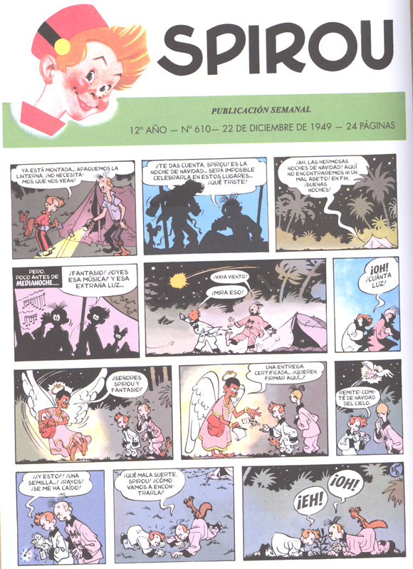 Ilustración de Spirou y Fantasio. Integral 1946-1950. Franquin