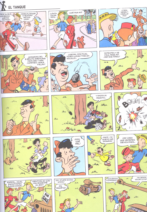 Ilustración de Spirou y Fantasio. Integral 1946-1950. Franquin
