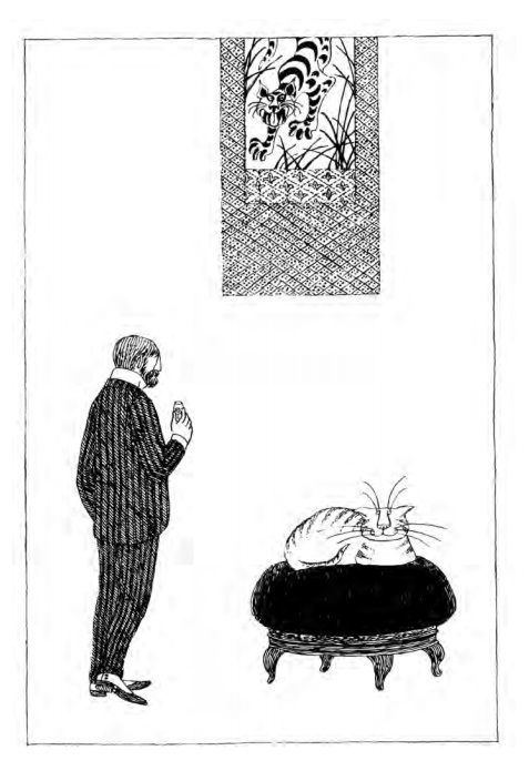 Ilustración de El libro de los gatos sensatos de la vieja zarigüeya
