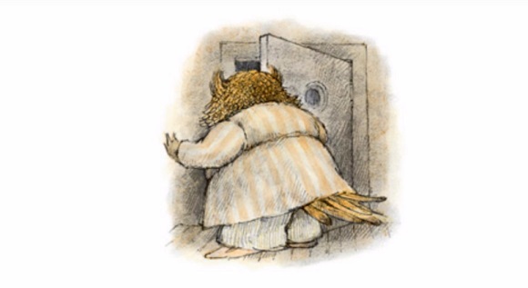 Ilustración de Búho en casa