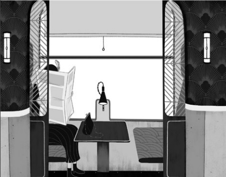 Ilustración de El hotel
