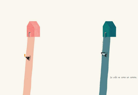 Ilustración de Dos caminos