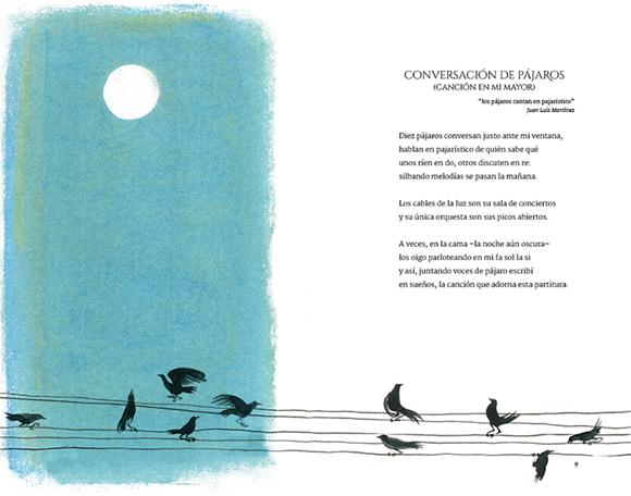 Ilustración de Diez pájaros en mi ventana