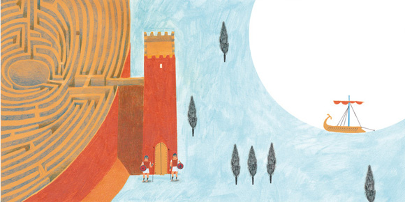 Ilustración de El vuelo de Ícaro