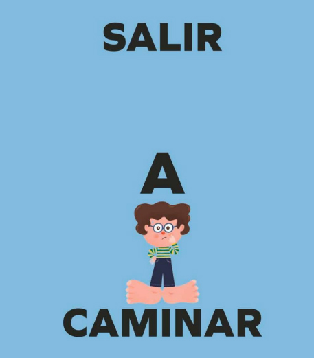Ilustración de Salir a caminar