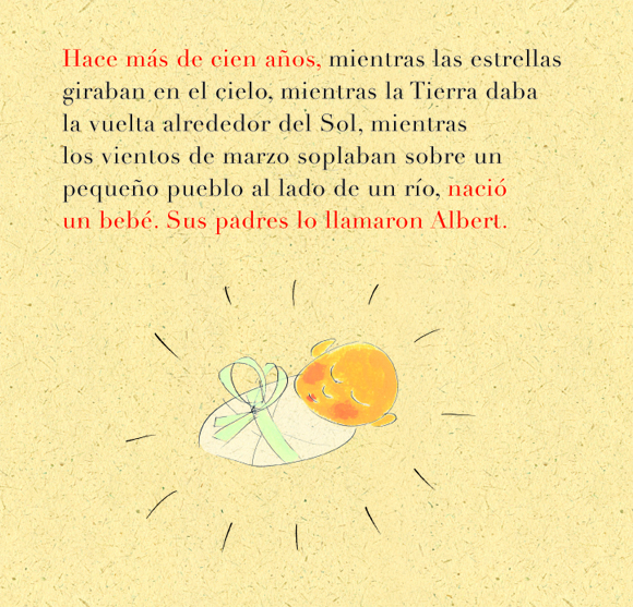 Ilustración de Sobre un rayo de luz