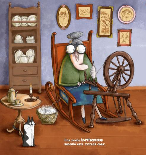 Ilustración de La extraña visita