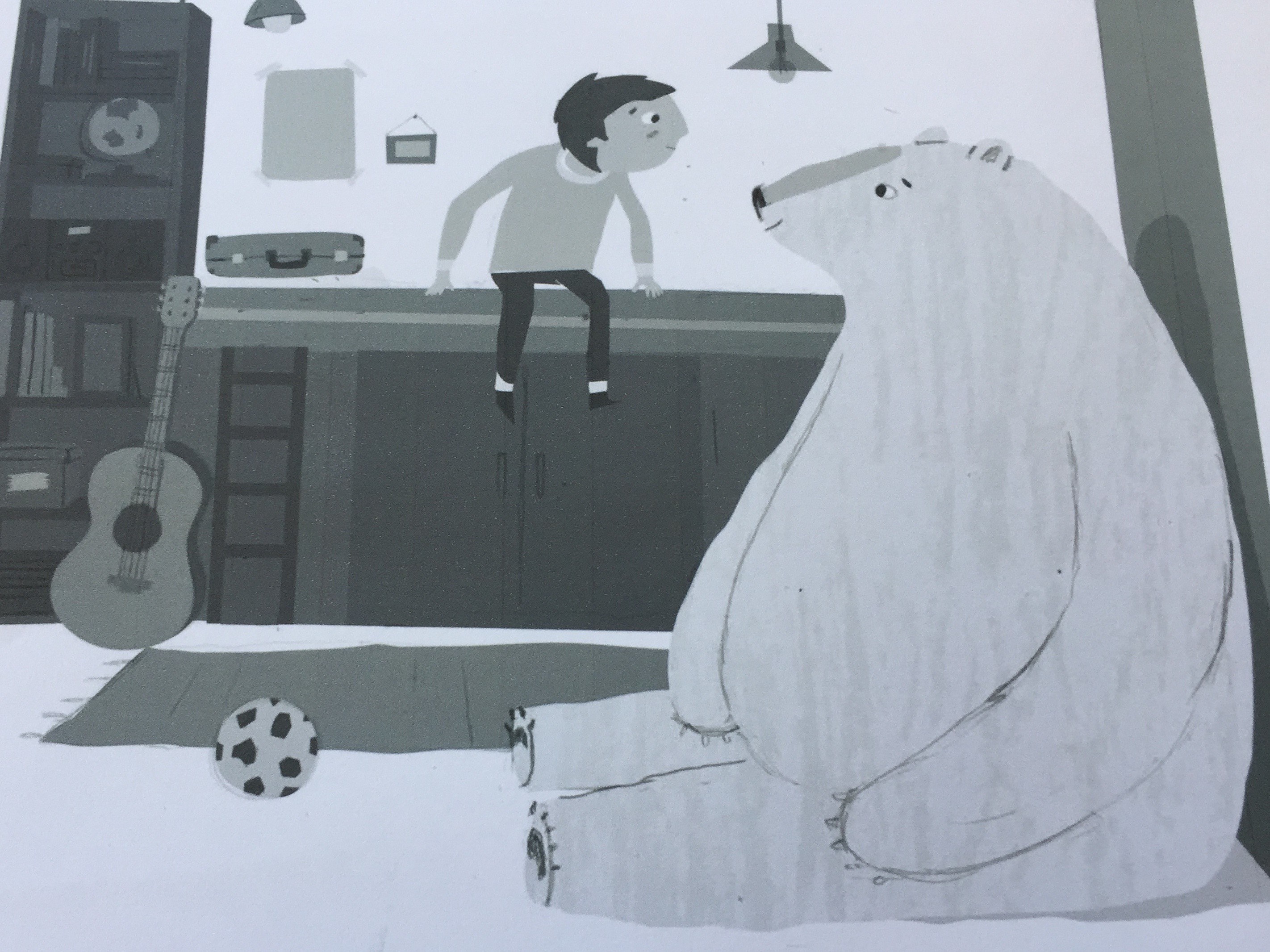 Ilustración de La inesperada visita del Señor P