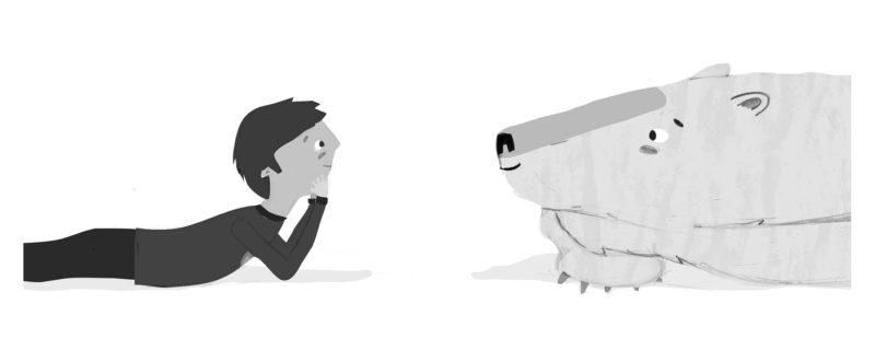 Ilustración de La inesperada visita del Señor P