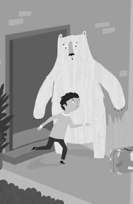 Ilustración de La inesperada visita del Señor P