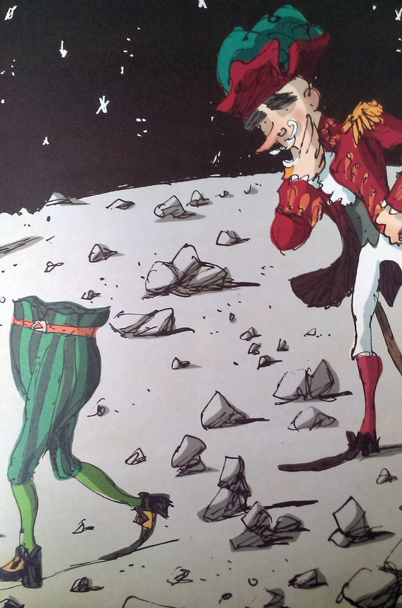Ilustración de Las estrambóticas aventuras del barón de Münchhausen
