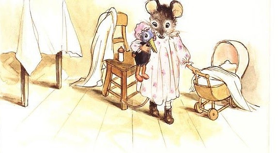 Ilustración de Ernesto y Celestina han perdido a Simeón