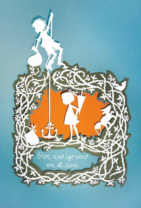 Ilustración de Olga de papel