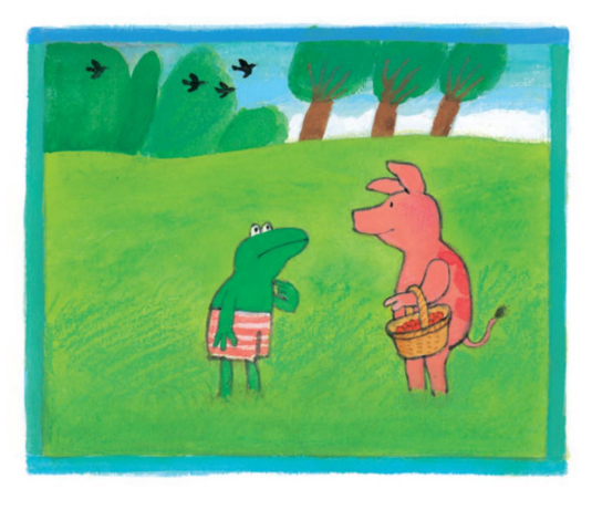 Ilustración de Sapo enamorado
