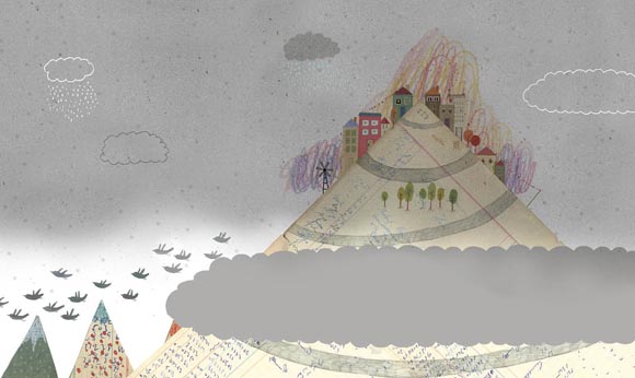 Ilustración de Una montaña cualquiera