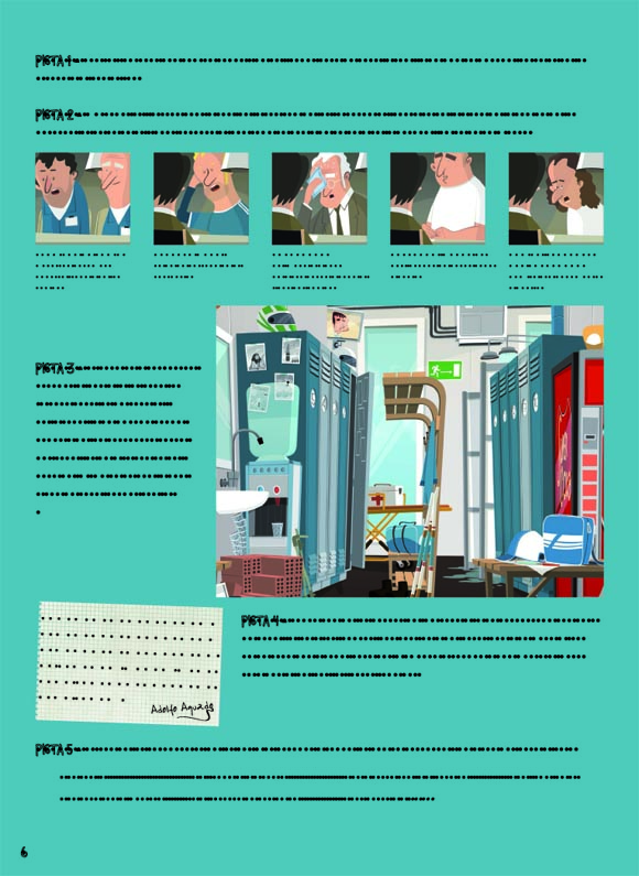 Ilustración de Caso Abierto ¡Sigue la pista!