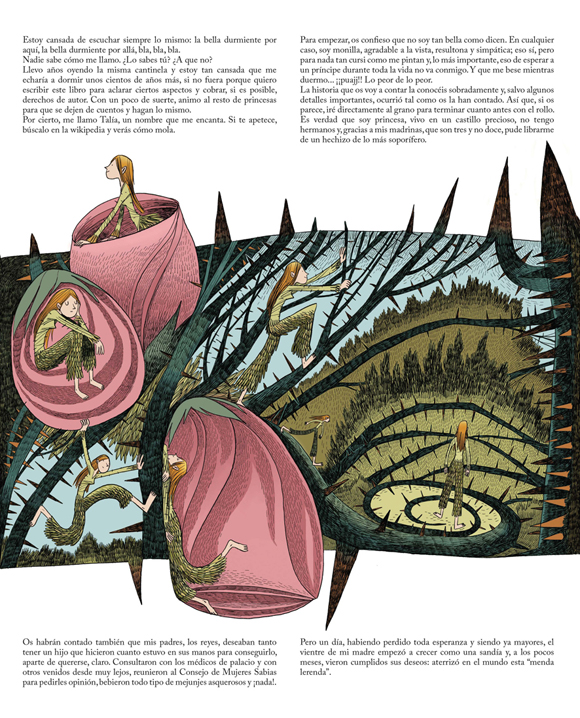 Ilustración de La Bella Durmiente