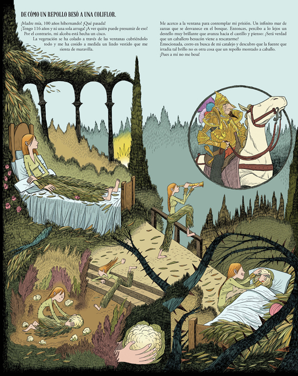 Ilustración de La Bella Durmiente