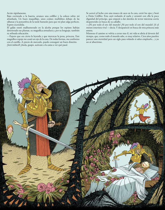 Ilustración de La Bella Durmiente