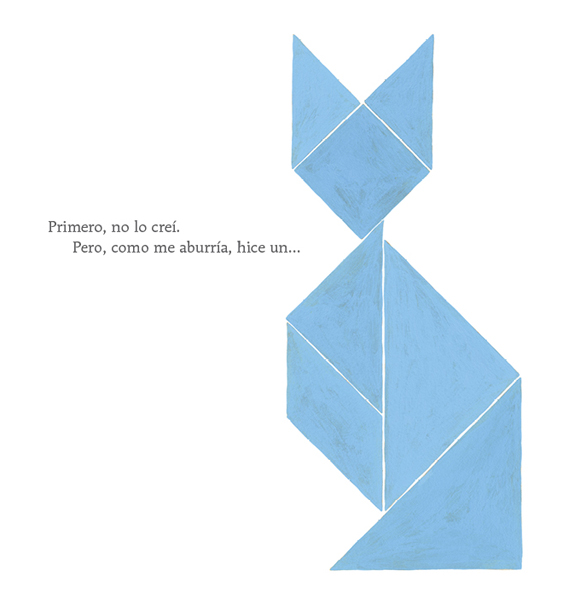 Ilustración de Tangram Gato