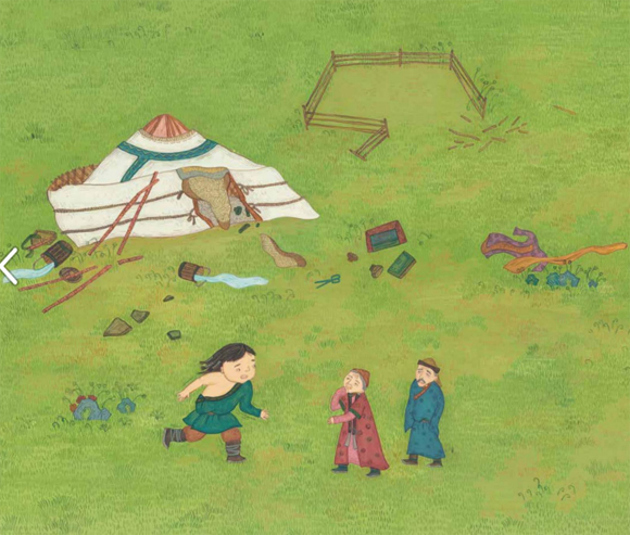 Ilustración de El monstruo de Mongolia