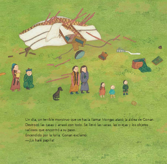 Ilustración de El monstruo de Mongolia