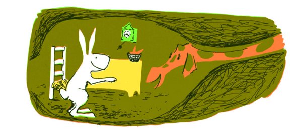 Ilustración de La jirafa Serafina