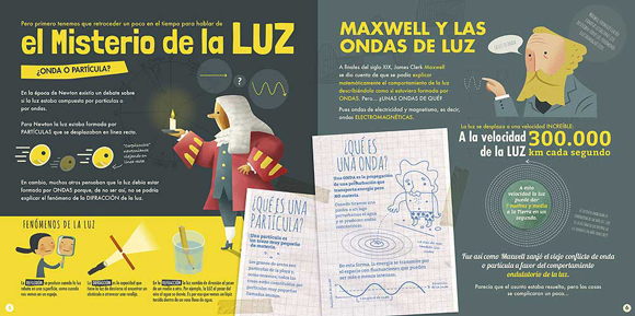 Ilustración de Mi primer libro de Física Cuántica