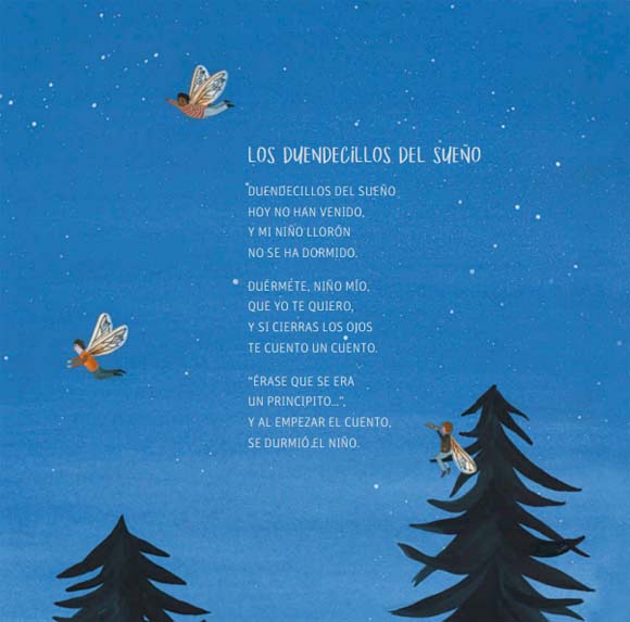 Ilustración de Versos para ir a dormir