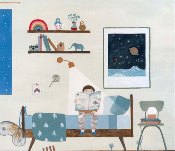 Ilustración de Versos para ir a dormir