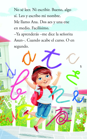 Ilustración de La niña que quería pasear perros (pequeños)