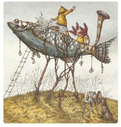 Ilustración de La llamada de la ciénaga