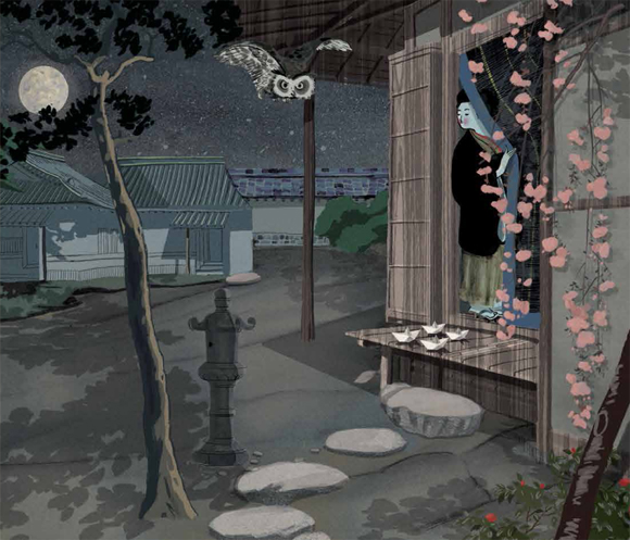 Ilustración de La escuela de Haru
