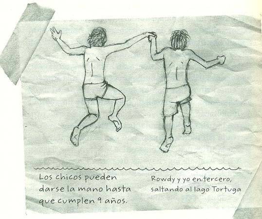 Ilustración de El diario completamente verídico de un indio a tiempo parcial