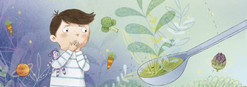 Ilustración de ¡No quiero comer!