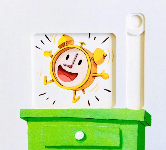 Ilustración de Buenos días