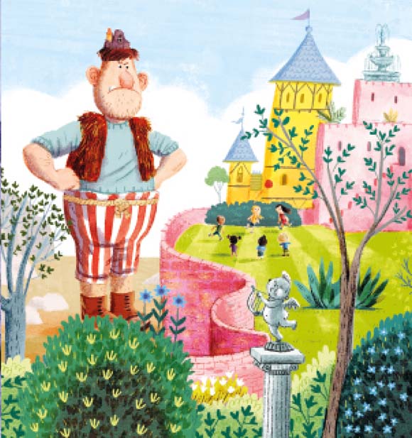 Ilustración de El gigante de Glotolandia